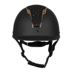 Veiligheidshelm Sparrow zwart/rose strass