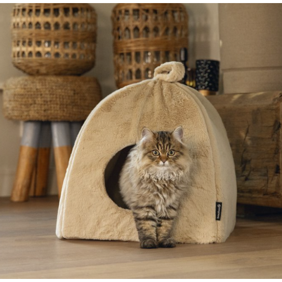 Kattenhuis Moza Beige 40cm