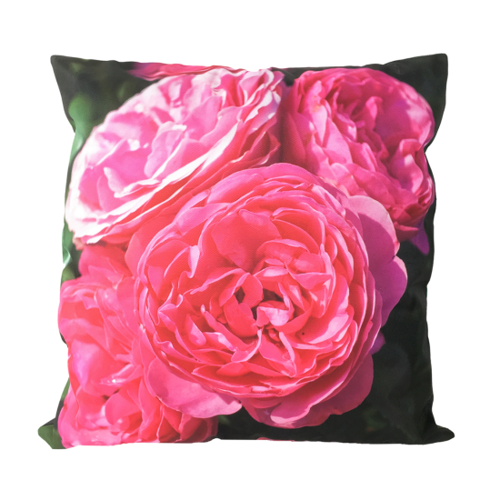 Buitenkussen Bloem roze Assorti