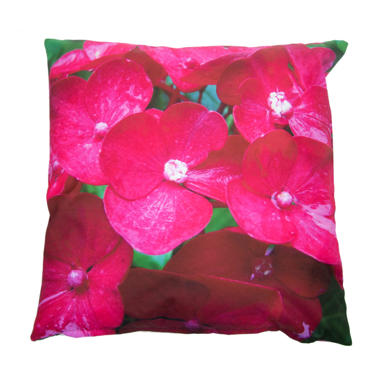 Buitenkussen Bloem roze Assorti