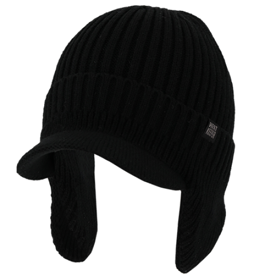 Heatkeeper heren muts zwart