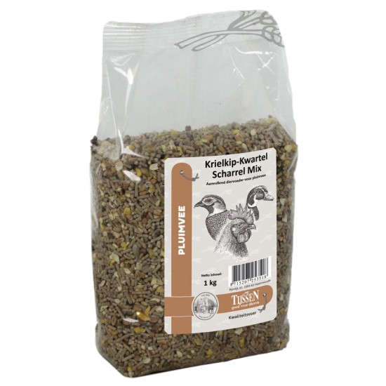 Krielkip-kwartel scharrel mix 5kg