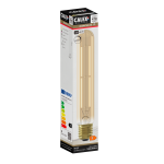 Calex Buis T32x185 Goud Straight filament E27 Dimbaar met LED dimmer