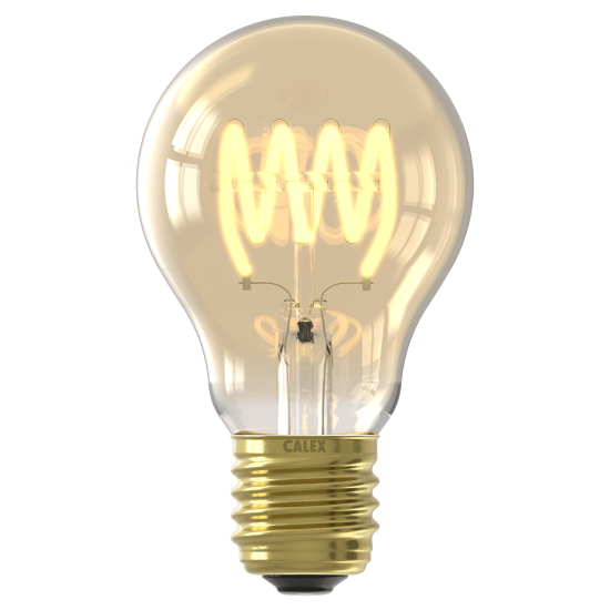 Calex Dag en Nacht Sensor A60 Goud Flex filament E27 Calex Dag en Nacht Sensor A60 Goud Flex filament E27