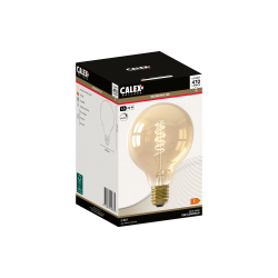 Calex Globe G95 Goud Flex Filament E27 Dimbaar