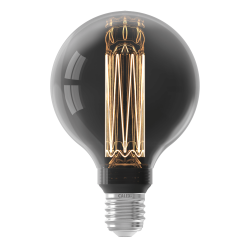 Calex Globe G95 LED Glasfiber Titanium SMD E27 Dimbaar