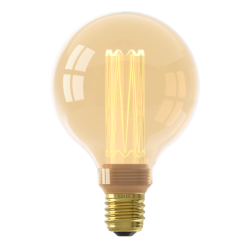 Calex Globe G95 LED Glassfiber Goud SMD E27 Dimbaar