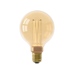 Calex Globe G95 LED Glassfiber Goud SMD E27 Dimbaar