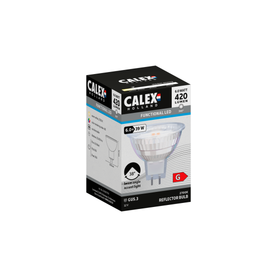 Calex Reflector MR16 SMD GU5.3 niet dimbaar