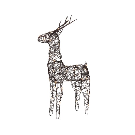 LED rendier wicker steady buiten 85cm