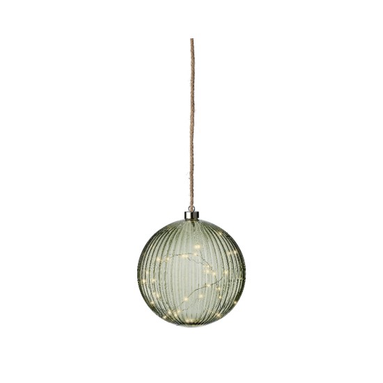 Micro LED bal steady binnen groen 40 lamps 20 cm