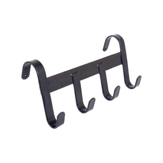 Hoofdstelhanger 4 haken zwart Hoofdstelhanger 4 haken zwart
