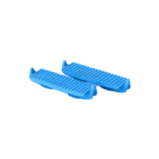 Losse beugel blokjes blauw stijgbeugels 12cm