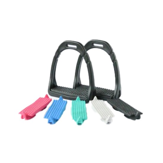 Losse beugel blokjes blauw stijgbeugels 12cm