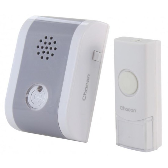 Draadloze deurbel set wit