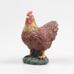 Kip klein bruin 12x8x16cm