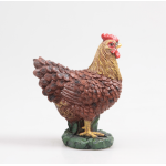 Kip klein bruin 12x8x16cm