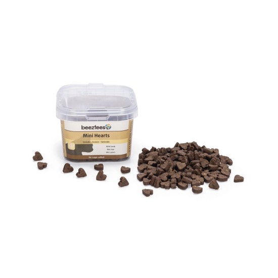 Mini Hearts Kattensnacks Lam 140gr Mini Hearts Kattensnacks Lam 140gr