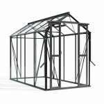 Tuinkas Anne 3 zwart/groengrijs