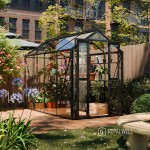 Tuinkas Anne 3 zwart/groengrijs