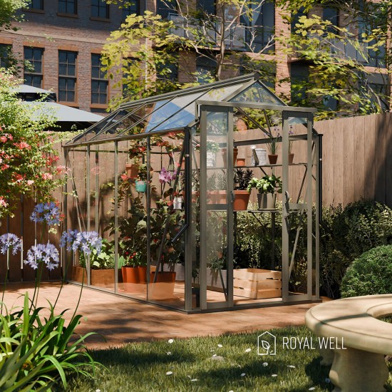 Tuinkas Anne 3 zwart/groengrijs