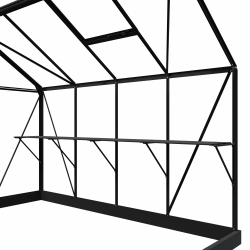 Kweektafel Mary 2 zwart/wit/groengrijs