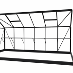 Kweektafel Mary 4 zwart/wit/groengrijs