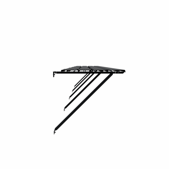 Kweektafel Anne 3 zwart/groengrijs