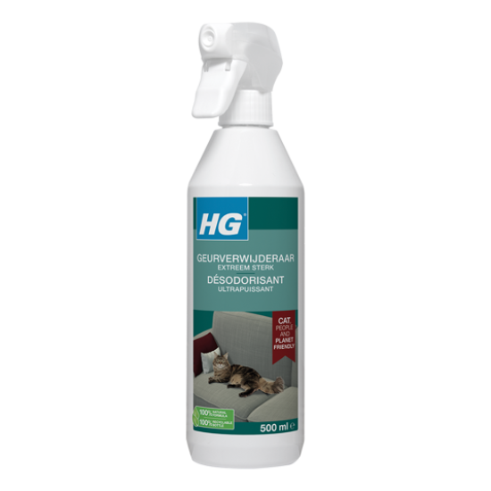 HG Geurverwijderaar extreem sterk kat 500ml HG Geurverwijderaar extreem sterk kat 500ml
