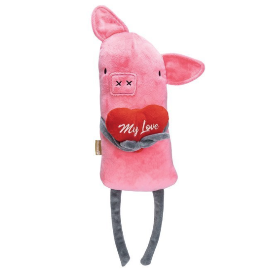 Beeztees Liefdesvarken Hondenknuffel 45cm Beeztees Liefdesvarken Hondenknuffel 45cm