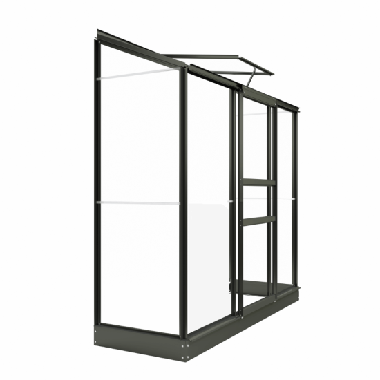 Muurkas Emma 2 zwart/groengrijs