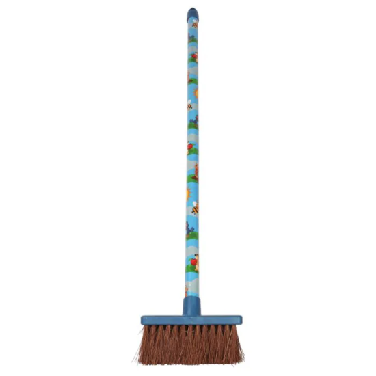 Bezem voor kinderen blauw