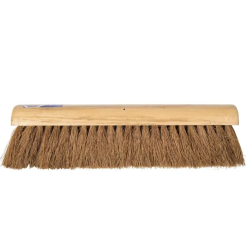 Zaalveger 60cm hout kokos