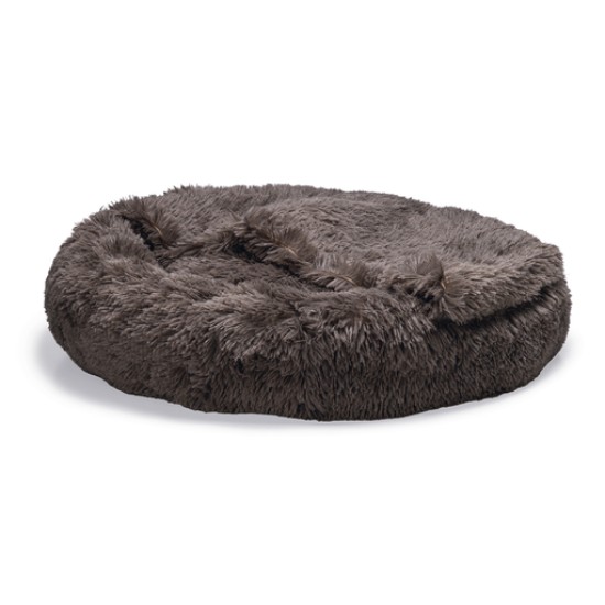 Ligmand hondenmand Yala bruin 80cm