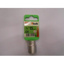 Dopsleutel 6-K 3/8'' 15mm