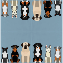 Papieren servetten Honden 33x33cm