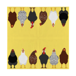 Papieren servetten kippen 33x33cm