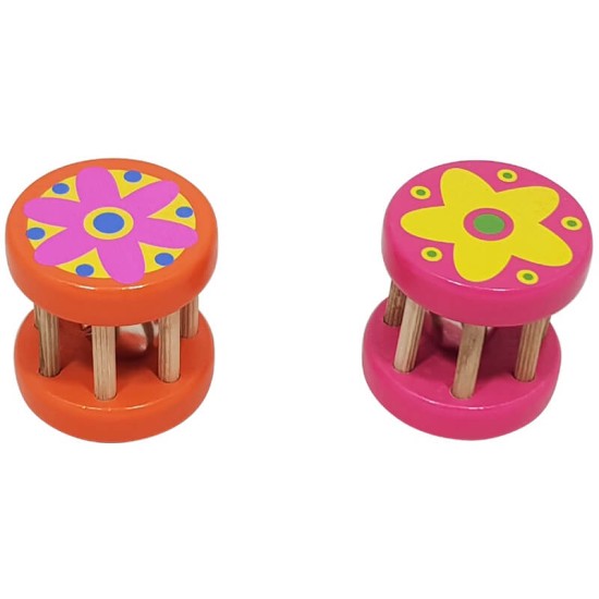 Houten babyrammelaar Assorti Houten babyrammelaar Assorti