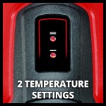 Einhell Accu Heteluchtpistool/Verfafbrander TE-HA 18