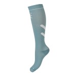 Paardrijsokken Compressie blue reef
