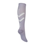 Paardrijsokken Compressie lilac coral