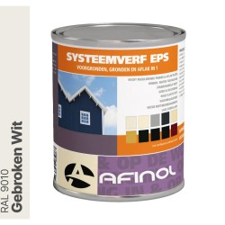 Systeemverf dekkend gebroken wit 750ml