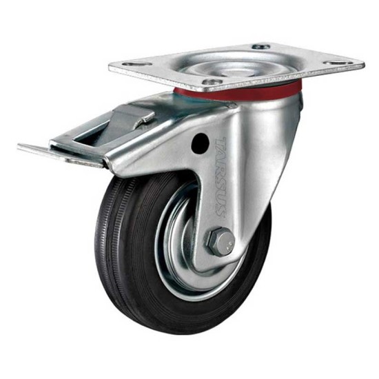 Zwenkwiel 75mm met rem Zwenkwiel 75mm met rem