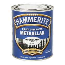 Hammerite Hoogglans Wit S010 750ml