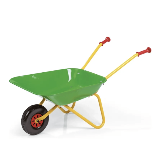 Kinderkruiwagen metaal groen