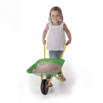 Kinderkruiwagen metaal groen