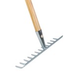 Tuinhark 12tands verzinkt 30cm essenh steel 160cm