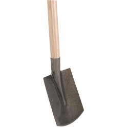 Dulspade staal gebogen steel 85cm