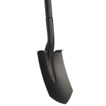 Metalen spade met D-handvat