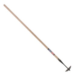 Onkruidhak gesmeed 16cm met essenhout steel 170cm